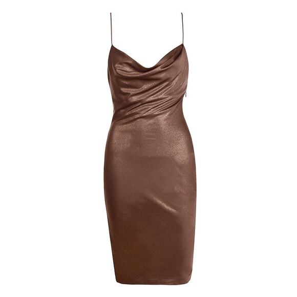 House of CB Claudia Satin Draped Slip Dress size S - Picture 1 of 10